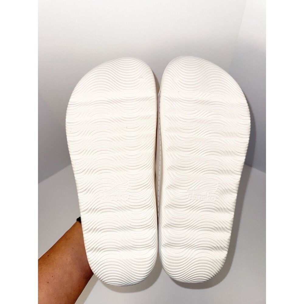 NEW Dansko Devyn Slide Sandals Molded White Cushioned Recovery Womens 42/11.5-12 - Picture 14 of 16